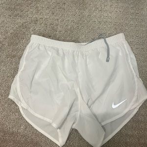 nike dri-fit white shorts